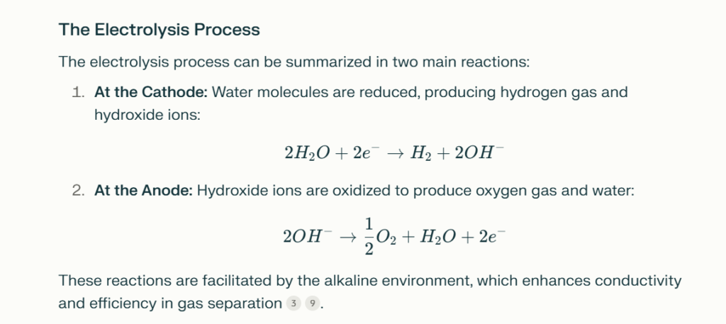 What is Alkaline Electrolysis?