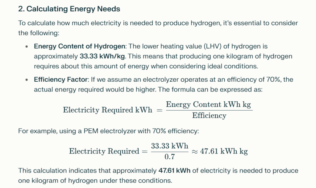 Calculating Energy Needs