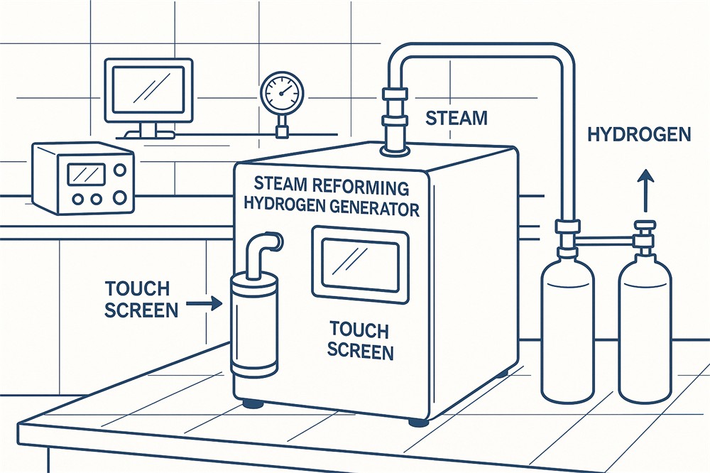 compact steam reforming hydrogen generator