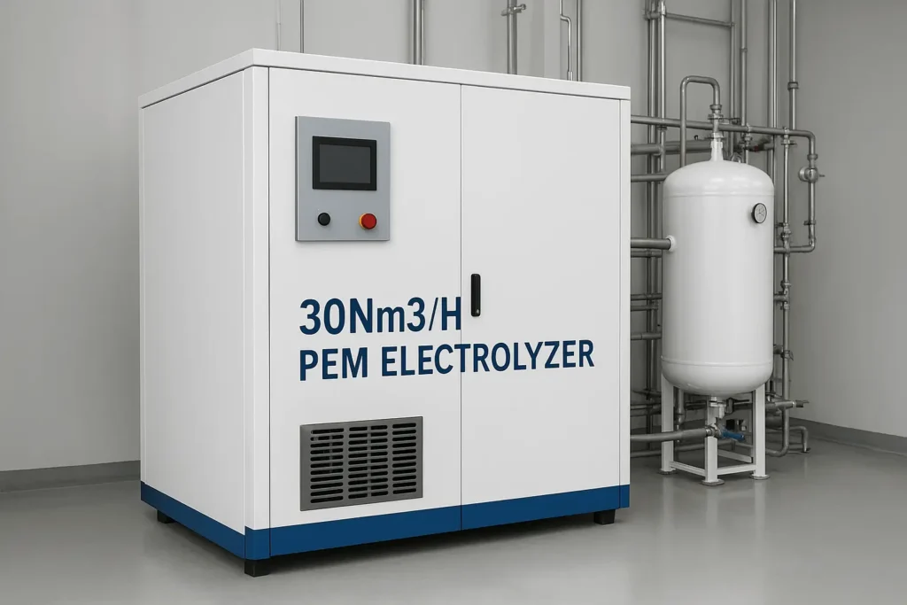 30nm3h pem electrolyzer industrial setup