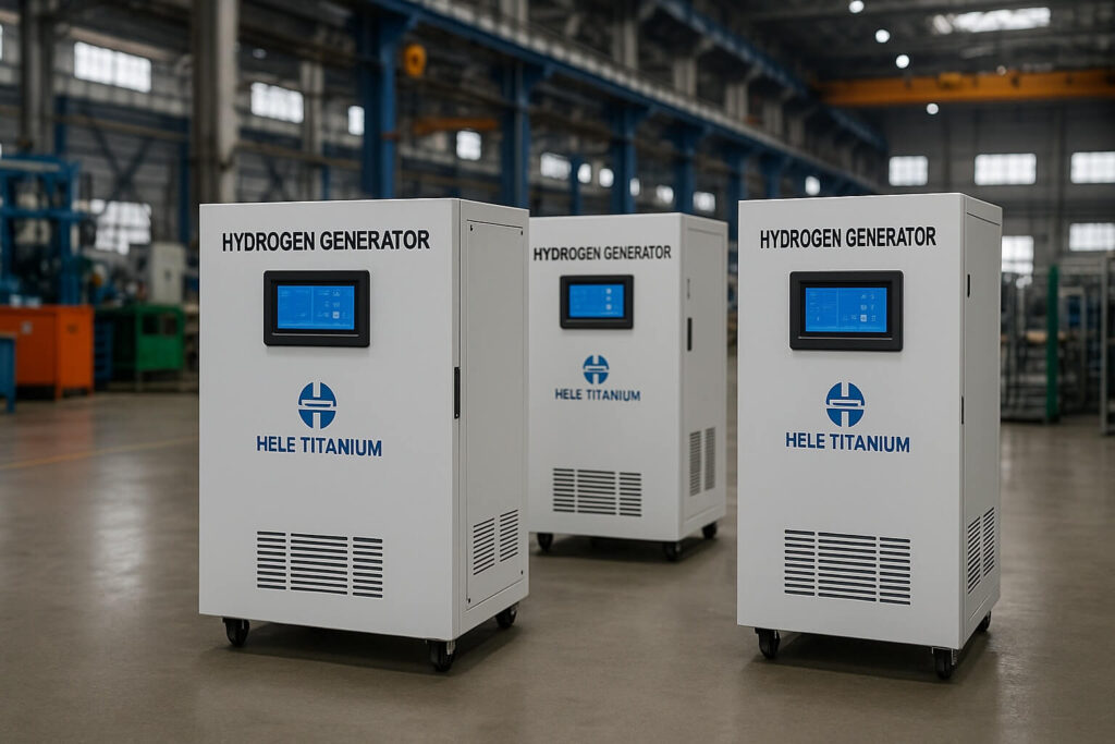 b2b hydrogen generator manufacturing hele titanium