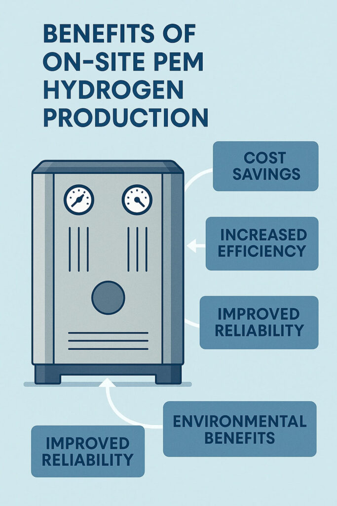 benefits of onsite pem hydrogen production
