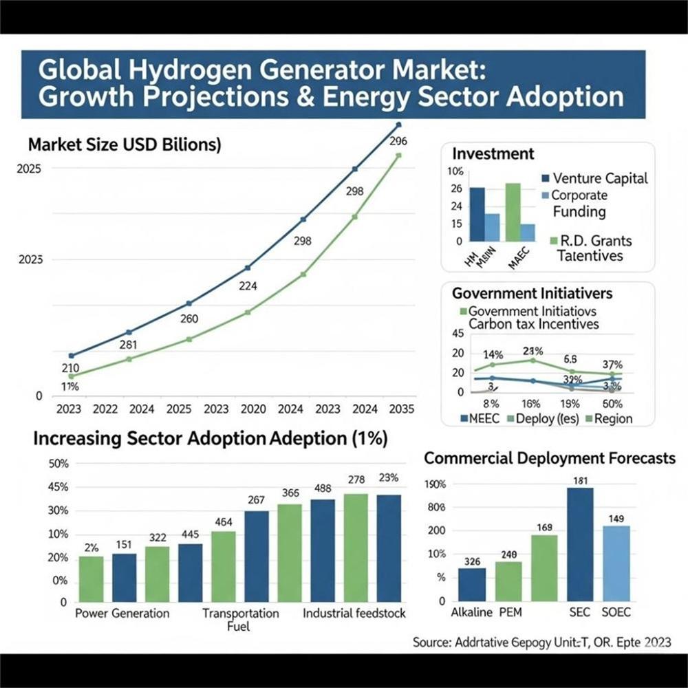 hydrogen generator market growth forecast chart