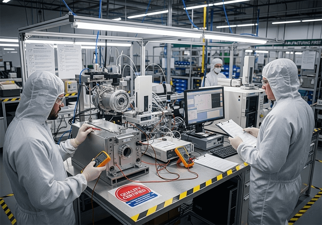 hydrogen generator quality control testing 5