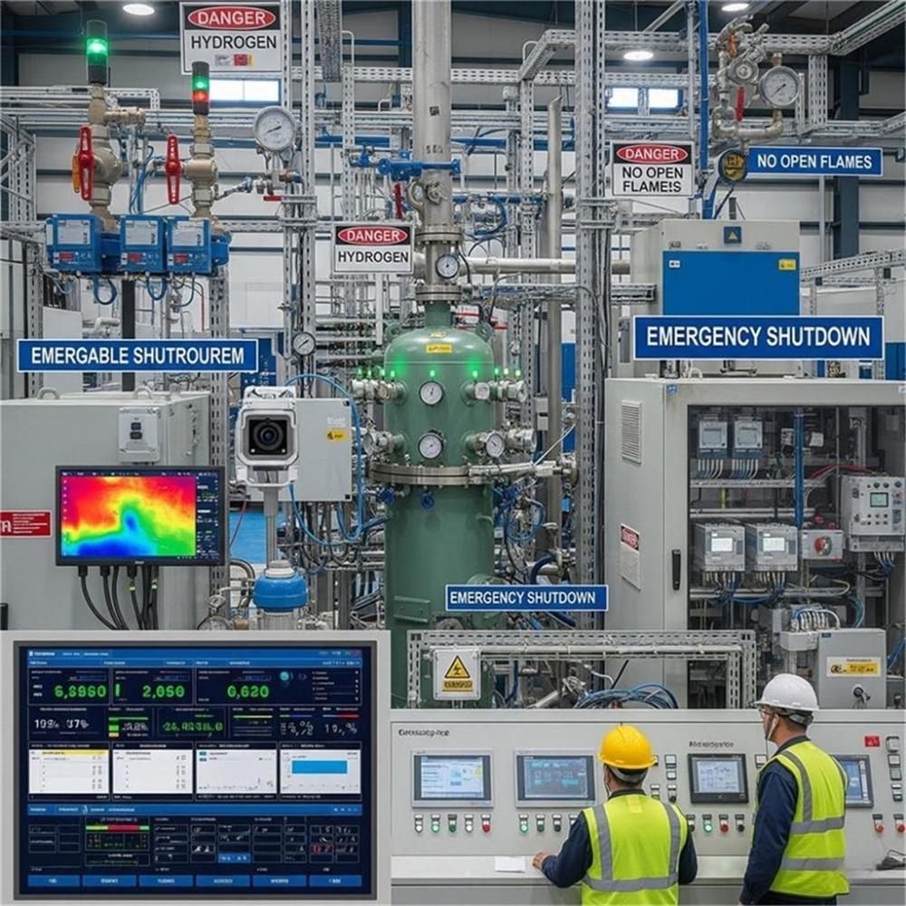 hydrogen generator safety systems industrial
