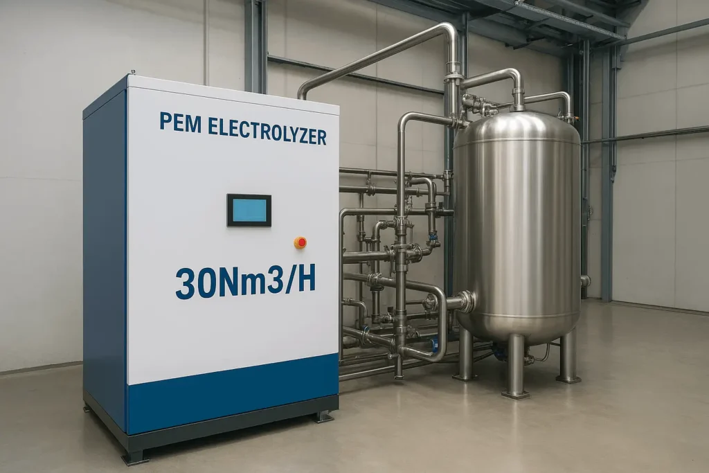 industrial pem electrolyzer 30nm3h
