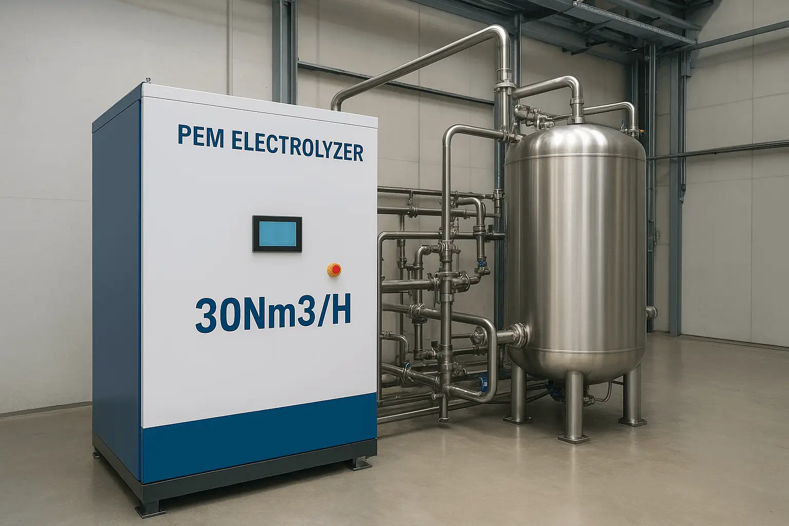 industrial pem electrolyzer 30nm3h