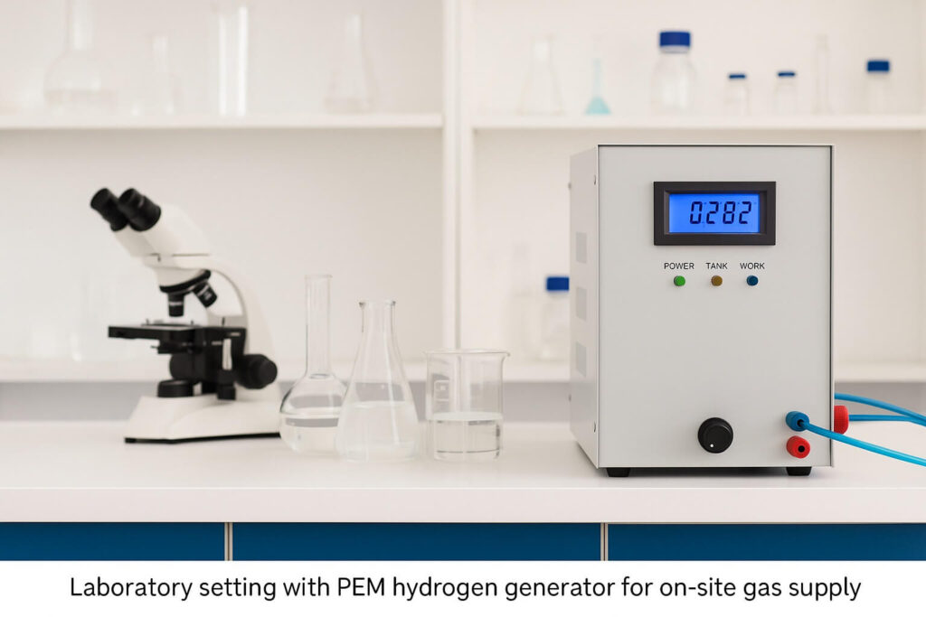 on site hydrogen generation lab research