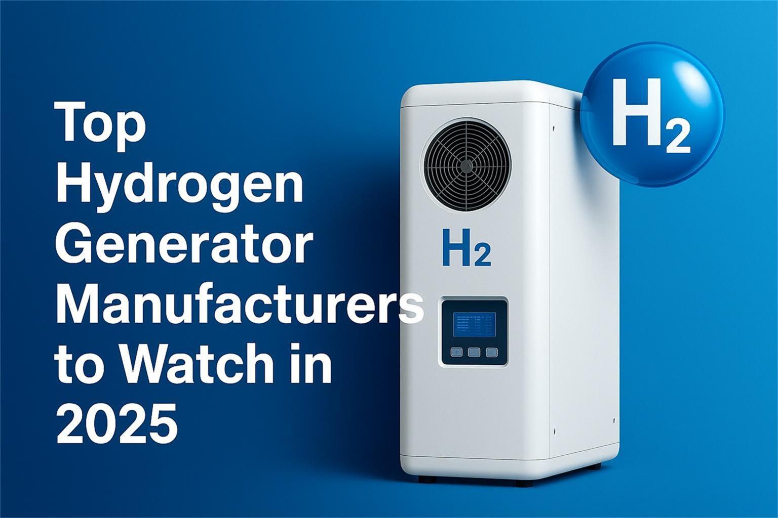 top hydrogen generator manufacturers 1