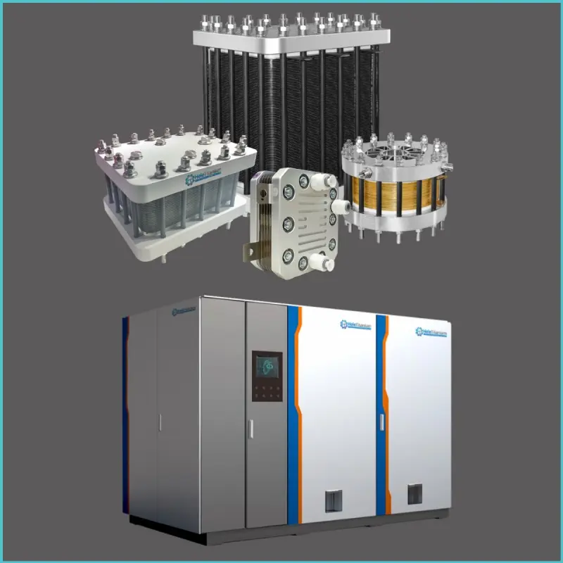 Hele Titanium Hydrogen industrial PEM electrolyzer system for large-scale commercial green hydrogen production