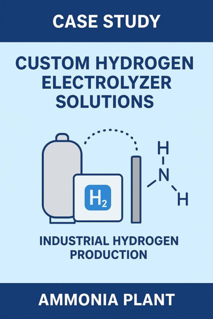 custom hydrogen electrolyzer ammonia plant b2b