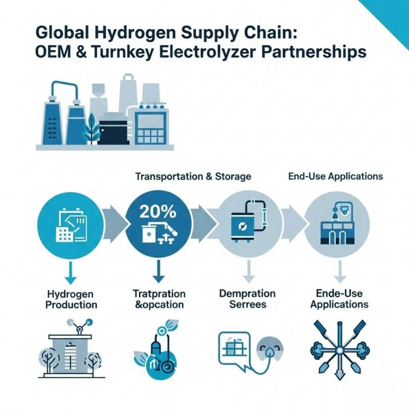 global hydrogen supply chain oem turnkey systems
