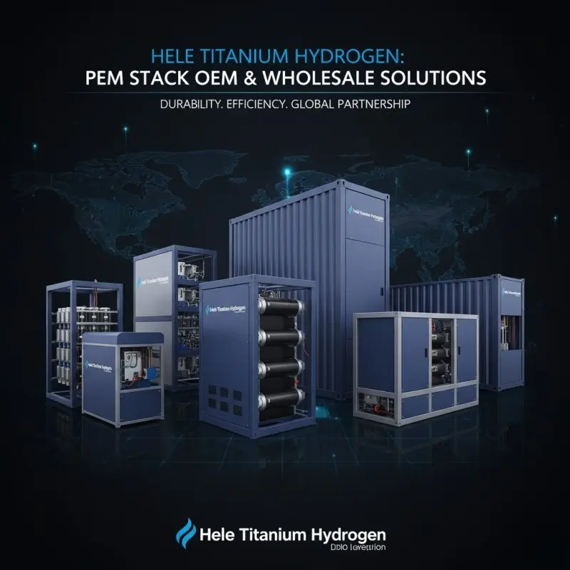 Hele Titanium Hydrogen PEM stack OEM and wholesale solutions