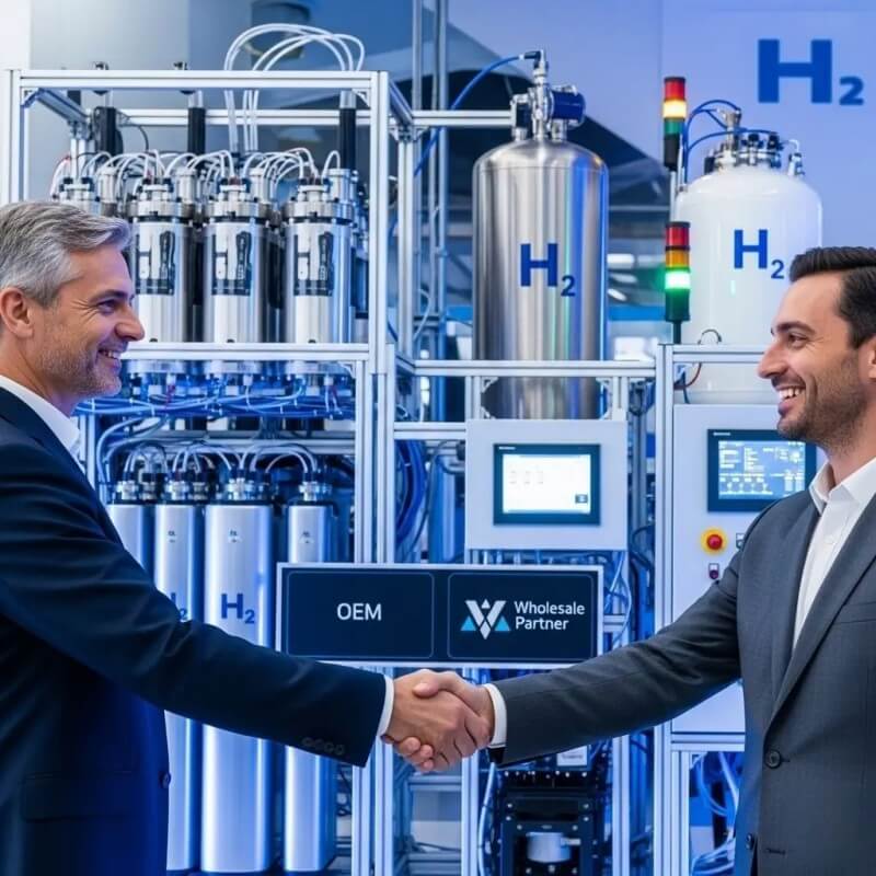 hydrogen electrolyzer manufacturing partnership