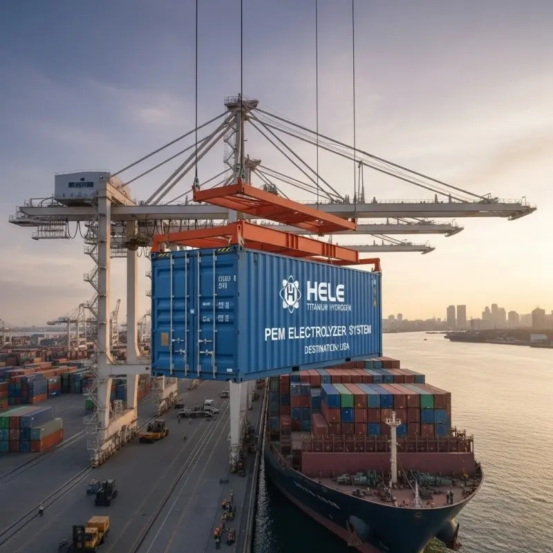 International Shipping & Logistics of an Electrolyzer