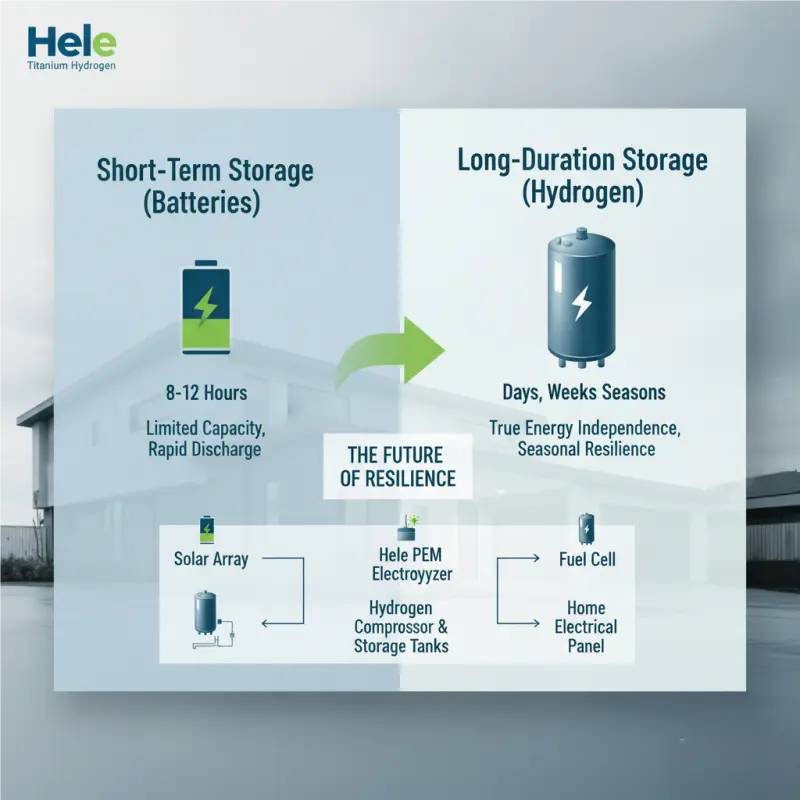 long duration hydrogen energy storage solution