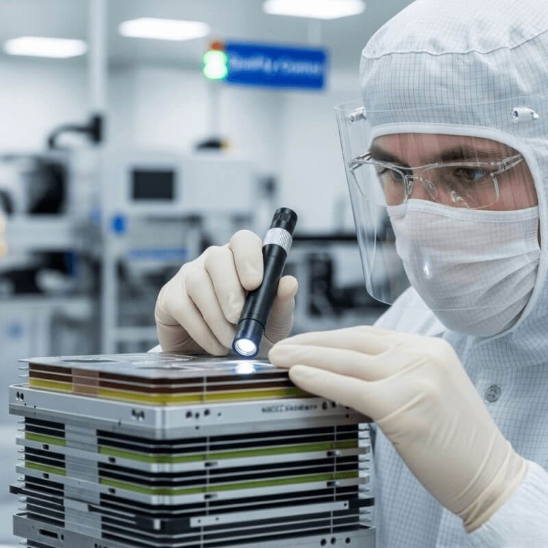 pem electrolyzer quality control manufacturing