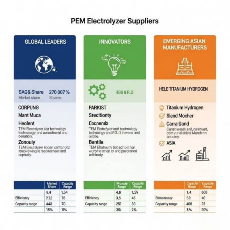 pem electrolyzer supplier comparison 2025
