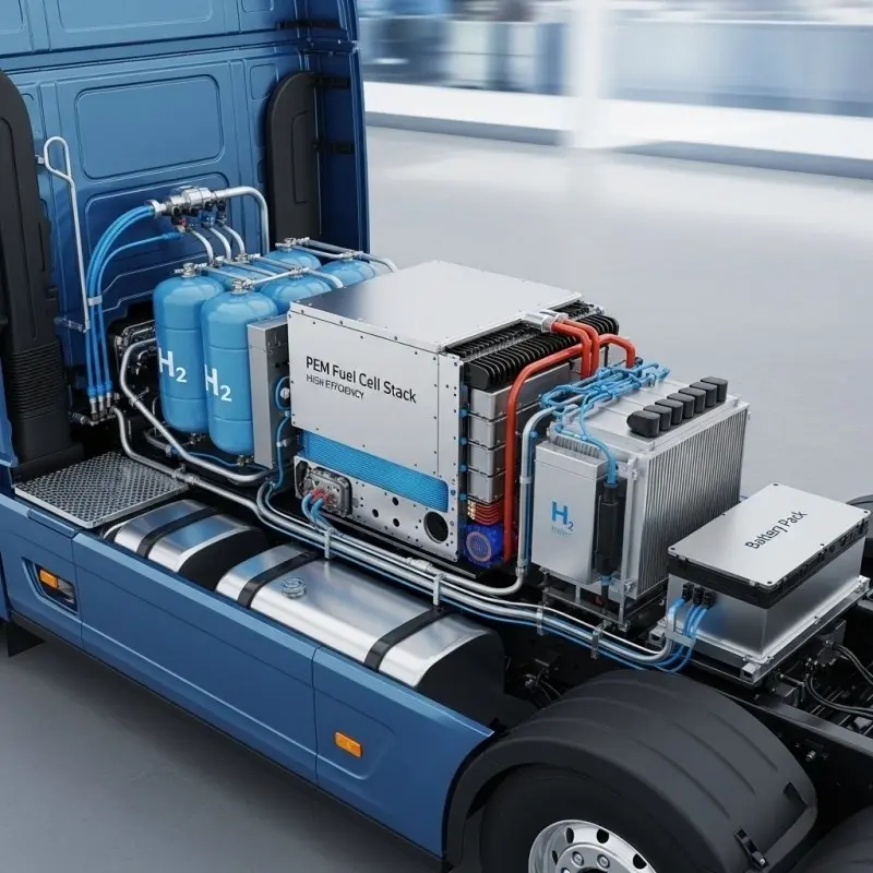 pem fuel cell for heavy duty transport application