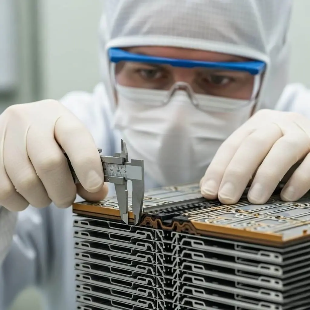 pem stack manufacturing quality control inspection