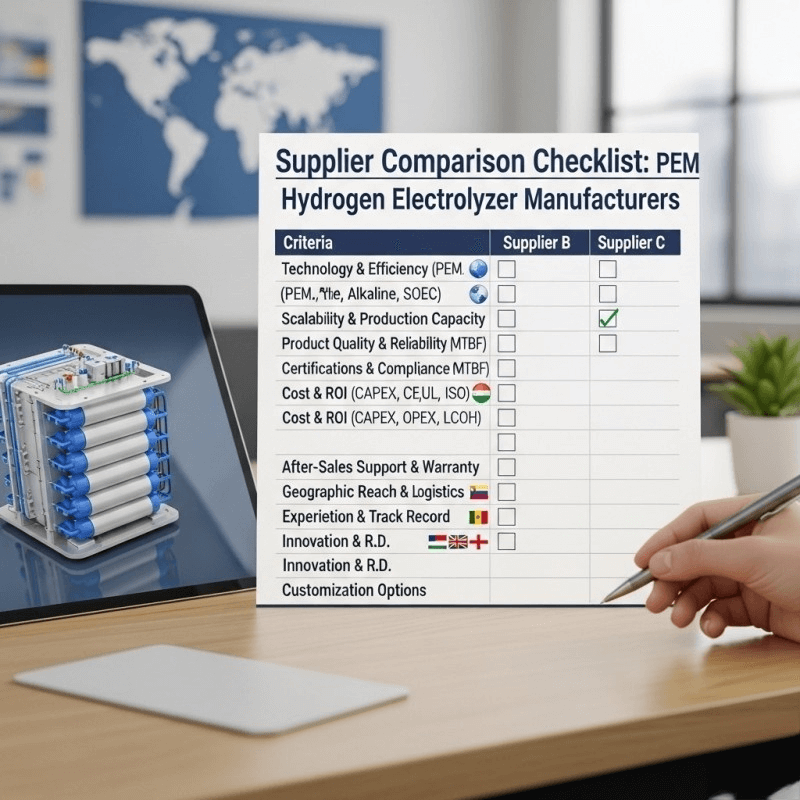 pem stack supplier comparison checklist b2b