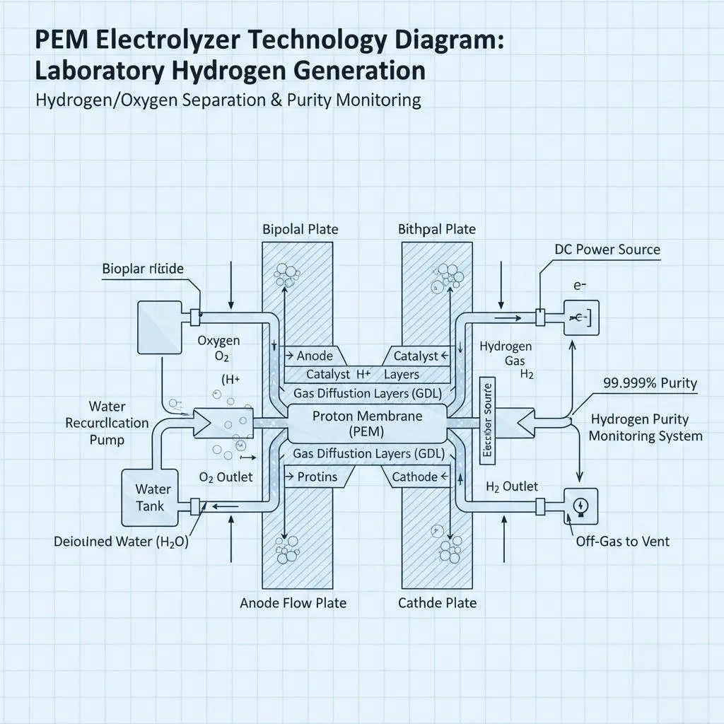 pem electrolyzer technology diagram 1